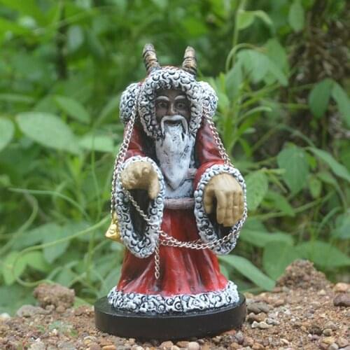 Reverse Santa Sculpture Home Decoration Resin Crafts Courtyard Garden Lawn Garden Decoration Santa Claus Decoration Statue