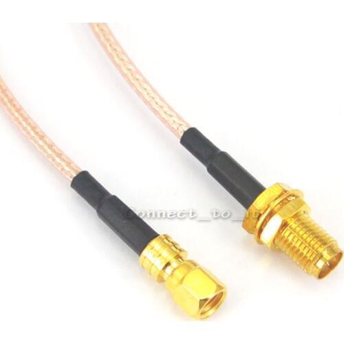 RP SMA Female to RP SMC Male Connector Cable RG316 15CM Cable
