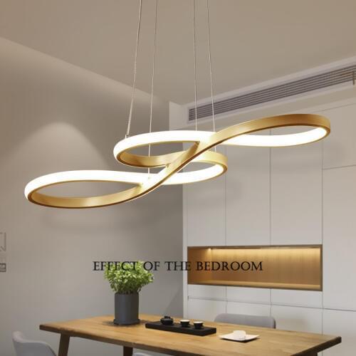 Modern led Pendant Light for Kitchen Dining Room White Pendant Lamp for Coffee House Bedroom Suspension Hanging Ceiling Lamp