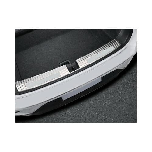 Steel Inner Rear Bumper Protector Sill Plate Cover 1pcs For VW T-Roc 2017-2020