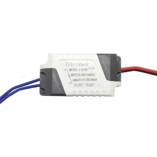 LED drive power supply 4-5 * 1W external downlight power supply spotlight drive 4W 5W isolated wide voltage