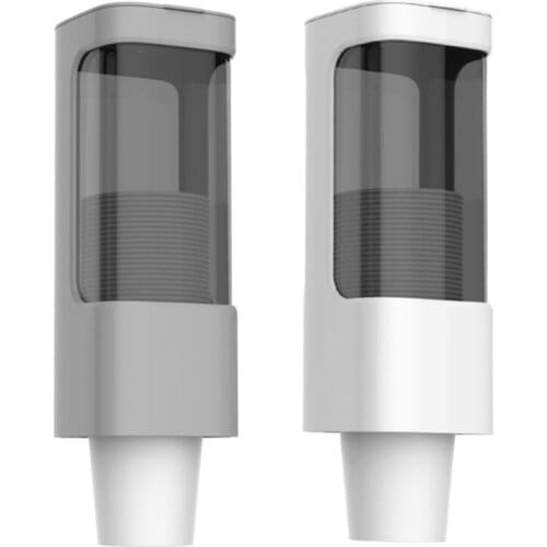 T21D Pull Type Cup Dispenser Wall Mount Disposable Water Cooler Paper Cups Storage