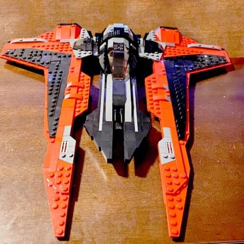 Spot Mauls Gauntlet Fighter Building Blocks Compatible Military Series DIY TIE Guard Fighter Model Bricks Kids toys Xmas gifts