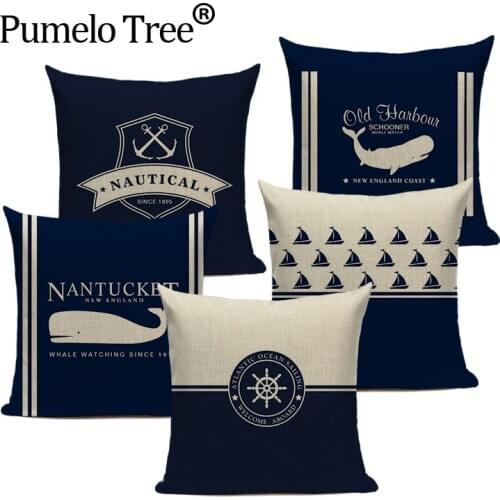 Vintage Decoration Cushion Marine Colorful Fish Spring Pillowcase Houseware Sofa Car Home Decor Pillow Case Custom Covers