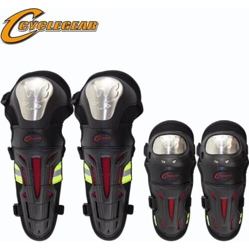 Motorcycle protection, rider fall protection, knee and elbow protection, four piece cross country riding equipment