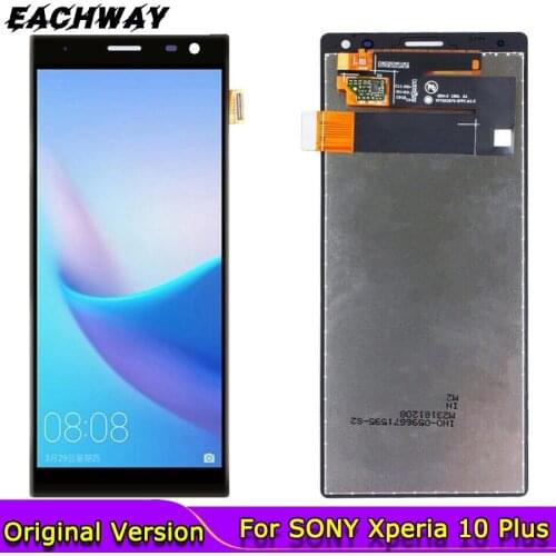 New Genuine Black LCD Screen Display for SONY Xperia 10 / 10 Plus LCD Display Touch Screen Digitizer Assembly i4193 i4293 Screen