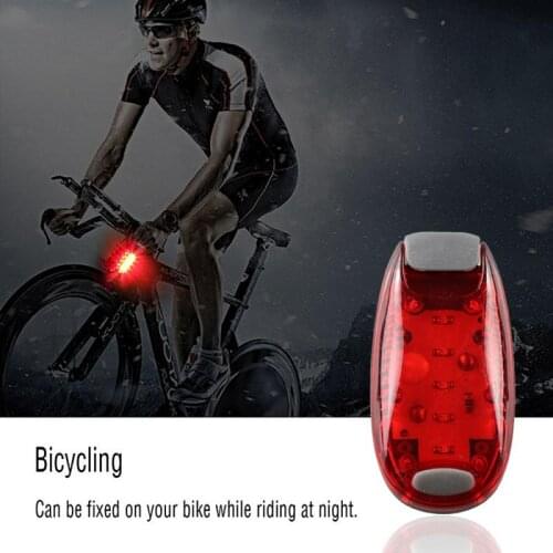 1* LED Safety Light Strap Clip On Strobe/Running Lights for Bike Runner Hiking Cycling Running Bag 2021 Hot Bicycle Light