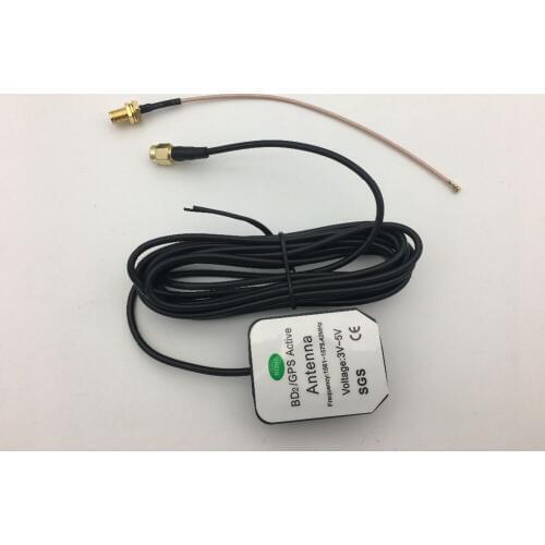 1575.42MHZ 3M Cable SMA Male GPS Active Antenna+SMA Pigtail for EC25-J/EC25-AU/EC21-A SIM7100A ME909S-120 MC7455 MC7304 etc