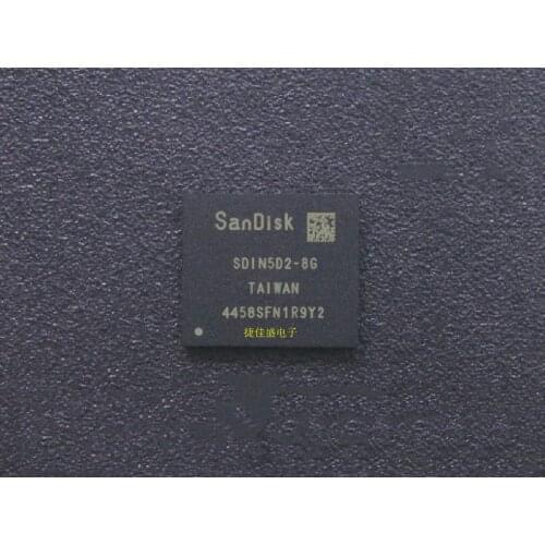 2pcs to 5pcs BGA Chipest SDIN5D2-8G BGA153 Ball EMMC 8GB Memory IC Mobile Phone Empty Word-bank Brand New and Original