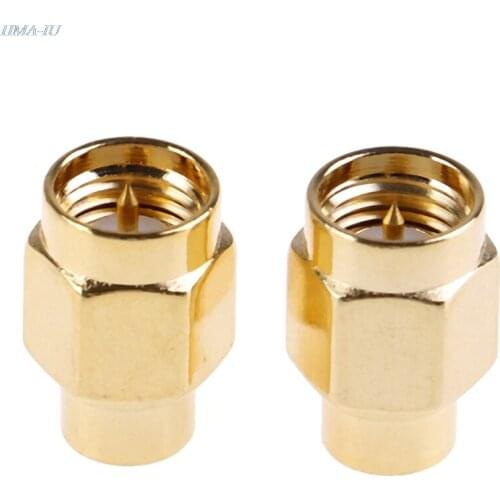 2pcs 2W 6GHz 50 ohm SMA Male RF Coaxial Termination Dummy Load Gold Plated Cap Connectors Accessories