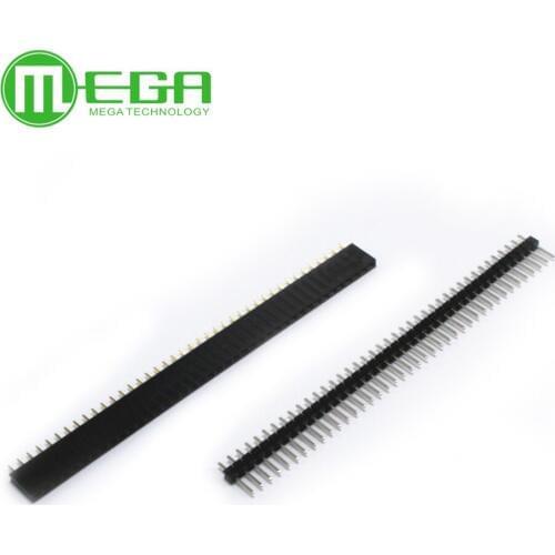 200pcs 1x40 Pin 2.54mm Single Row Female and 200pcs 1x40 Male Pin Header connector