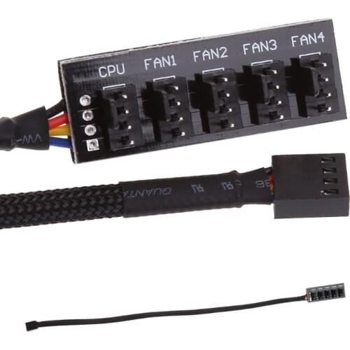 39.5cm 1 to 5 4-pins Molex TX4 PWM CPU Cooler / Case / Chasis Cooling Fan Power Cable Hub Splitter Adapter