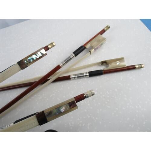 4pcs Professional strong Brazilwood Round Stick 4/4 violin bow #9254