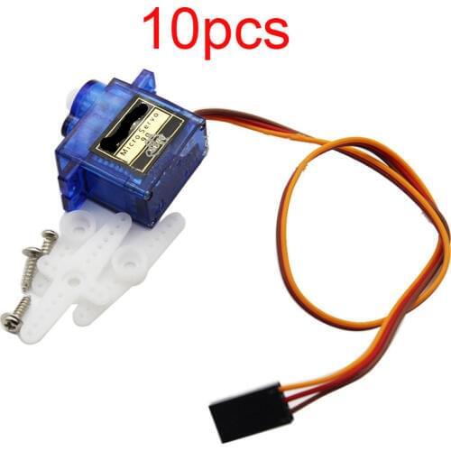 5PCS/10PCS SG90 Servo 9g Steering Gear 4.2-6V 1.5kg/cm Torque 20cm Length Cable Fixed Wing Rudder for RC Airplane UAV Drone DIY