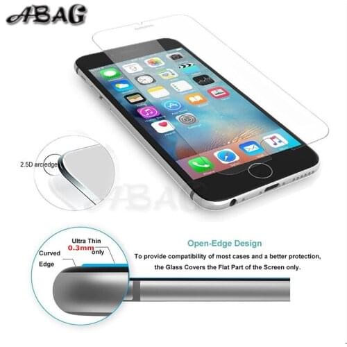 ABAG For iPhone 7 8 6 6s Plus 5 SE 2020 Tempered Glass on the iX XS XR 11 Pro Max 12mini Screen Protector Flim