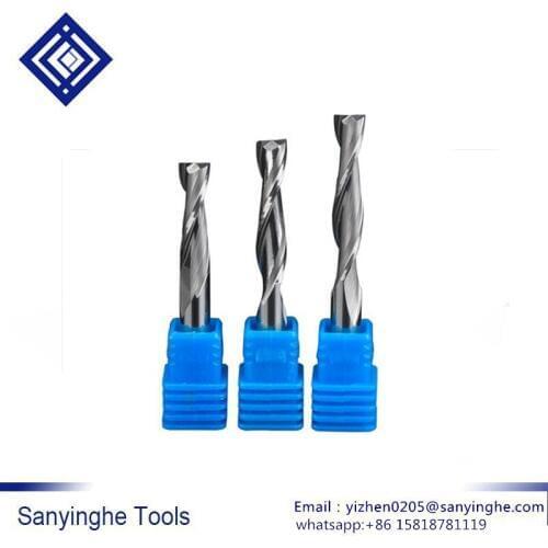 Free shipping cnc tools 5 pcs/lots 6mm double flute milling cutter cnc end mill cnc woodworking engraving machine for MDF