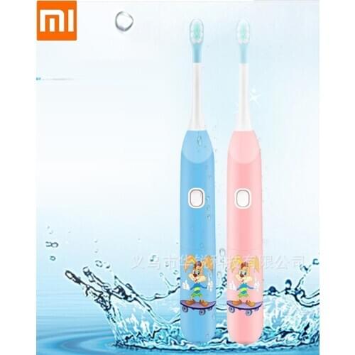 Childrens electric toothbrush sonic vibrating toothbrush Childrens soft fur cartoon toothbrush gift