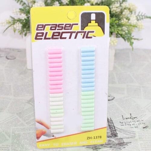 Electric Eraser Refills Replacement Erasers Battery Operated Eraser for Sketching Electric Erasers FC