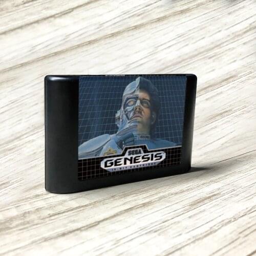 ESWAT City Under Siege - USA Label Flashkit MD Electroless Gold PCB Card for Sega Genesis Megadrive Video Game Console