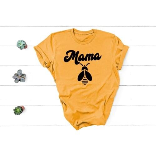 Mom Bee t shirt hipster unisex Fashion women funny 100% Cotton aestheticSave the bees art camisetas tee top tshirt Drop Shipping