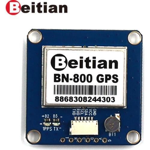 BEITIAN GNSS module GPS GLONASS Dual flight control GPS module compass HMC5883L AMP2.6/PIX4/PIXHAWK BN-800