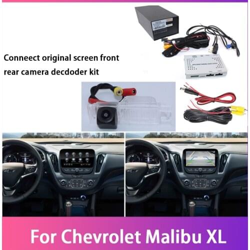 Rear View Parking Camera For Chevrolet Malibu XL CCD Full HD Decoder Connect Original Car Upgrader System Screen Reverse Adapter