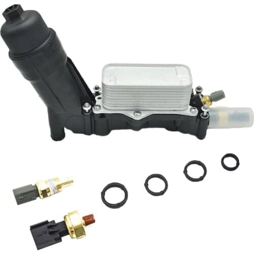 Oil Cooler Filter Adapter Housing 68105583AF For Jeep Chrysler 3.6