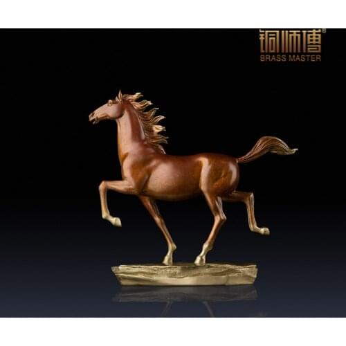 Master copper copper ornaments crafts jewelry ornaments "" in high spirit Home Furnishing living room decoration