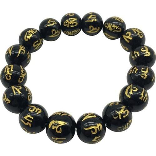 Fashion Black Tiger Eye Stone Bracelets Classic Buddha Charm Bracelets & Bangles Lucky Bead Bracelet Women Men