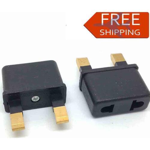 NEW US/AU EU AS Universal Travel Power Adapter Converter Wall Plug To UK United Kingdom 2PIN Travel Wall Power Plug