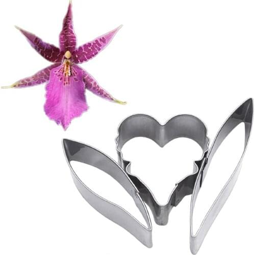 Wholesale 10 Sets(3 pcs/set) Miltassia Petal Cutters Set Stainless Steel Fondant Cake Cookie Decorating Tools