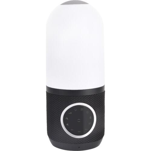 Portable bluetooth speaker wireless HIFI subwoofer for phone with alarm and light function
