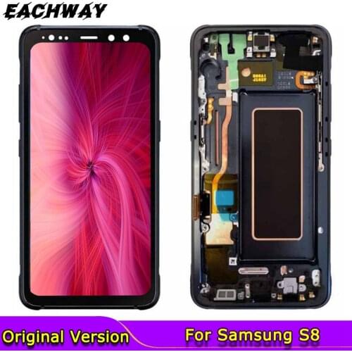 Super AMOLED For Samsung Galaxy S8 Active LCD Display G892A G892u Touch Screen Digitizer Assembly Replacement For samsung G892