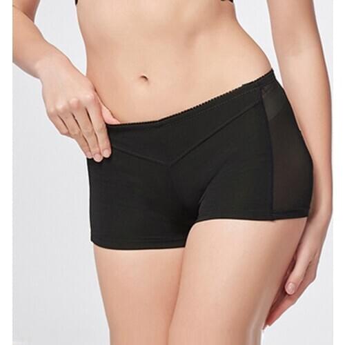 Women Hip Control Panties Mesh Hollow out Hole Sexy Ass Hip Enhancer Butt Lift Shaper Buttocks Push up Shapewear Lingerie Boxer