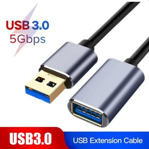 USB Extension Cable USB 3.0 USB2.0 Extender Cable for Keyboard TV PS4 Xbox One SSD Laptop PC USB3.0 to Extender Data Cord