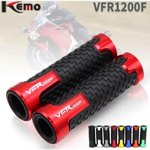 For HONDA VFR1200F VFR 1200F 7/8" 22mm Universal Motorcycle Accessories CNC Aluminum Handlebar Hand Grips Handle Bar End Grip