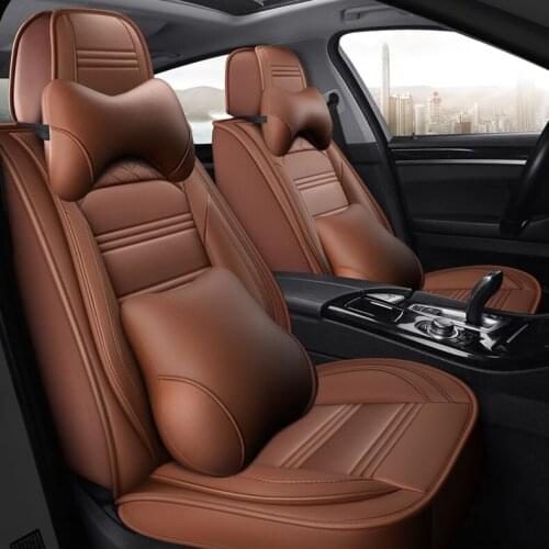Universal PU Leath car seat cover for volkswagen passat b6 b8 b7 polo golf 4 5 6 7 tiguan scirocco jettae mk6 car accessories