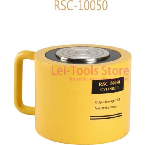 100 Ton Short Type Hydraulic Cylinder RSC-10050 Hydraulic Jack Stroke 50mm Need To Be Used with Hydraulic Pumps