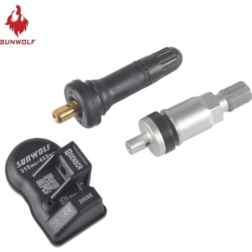 315 433MHz Mix Sensor Tire pressure monitoring TPMS Programmable sensor Universal Editable TPMS Tool Program For Autel Sunwolf