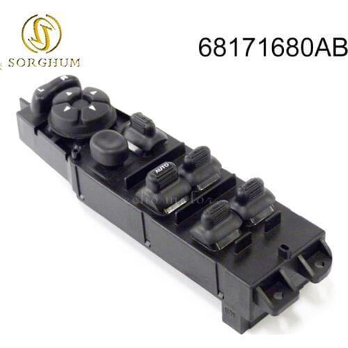 68171680AB 56049805AB Electric Power Window Master Control Switch For Dodge 2002 2003 2004 2005 2006 2007 2008 2009 2010