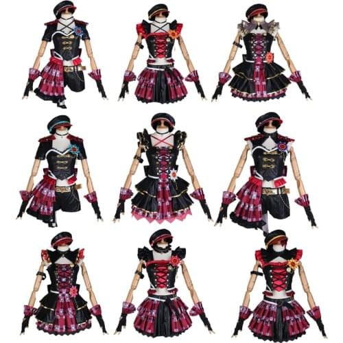 Aqours lovelive Wake up, Challenger Sakurauchi Riko Matsuura Kanan Cosplay Costume Halloween Carnival Custom made Outfit