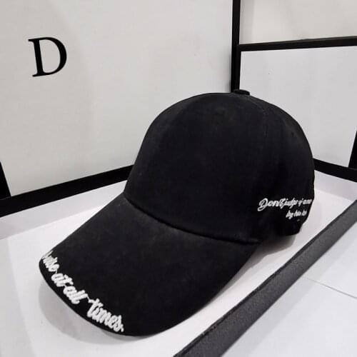 HT562 2021 New baseball mens cap womens cap dad hat Long Visor solid outdoor hat Streetwear visor black game high qualit