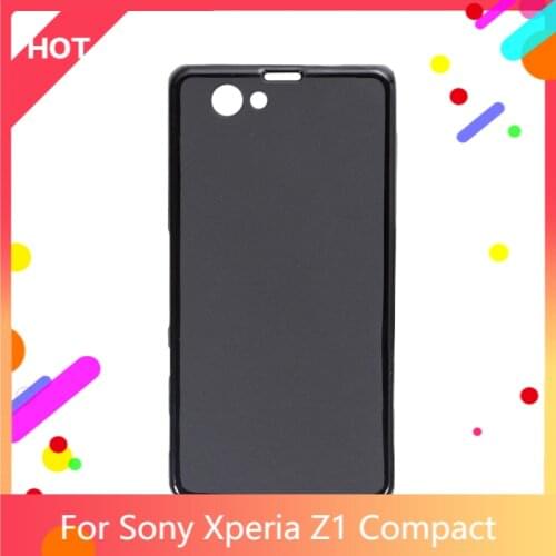 Xperia Z1 Compact Case Matte Soft Silicone TPU Back Cover For Sony Xperia Z1 Compact Phone Case Slim shockproof