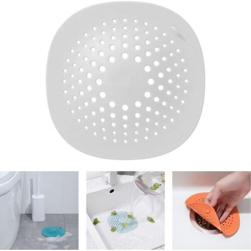 Household Sink Filter Shower Drain Hair Catcher Stopper Drain Cover Anti-clogging Sink Strainer