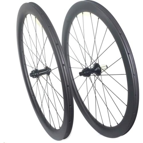 Gravel Bike Carbon Wheels Center lock 6 Bolts 35mm 45mm 50mm tubeless ceramic hub