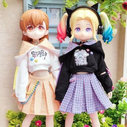 Ob22 24 Azone Licca baby dress set doll clothes doll accessories Top + skirt + neck ring