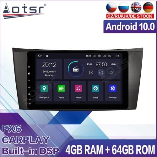 Android Radio Tape Recorder Car Multimedia Player Stereo For Mercedes Benz E-Class W211 CLS W219 G-Class W463 Head Unit GPS Navi