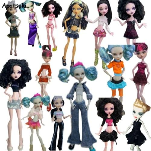 Fashion Doll Clothes Set for Bratz dolls Outfits Short Top Shirt Dresses Pants Trousers Skirt For Demon Monster Dolls Kids Toys