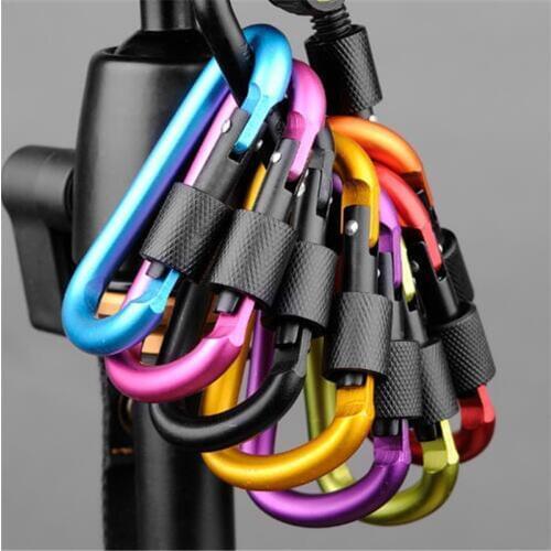2017 new outdoor camping kettle hook tactical backpack hook aluminum outdoor hiking camping survival multi tool EDC carabiner
