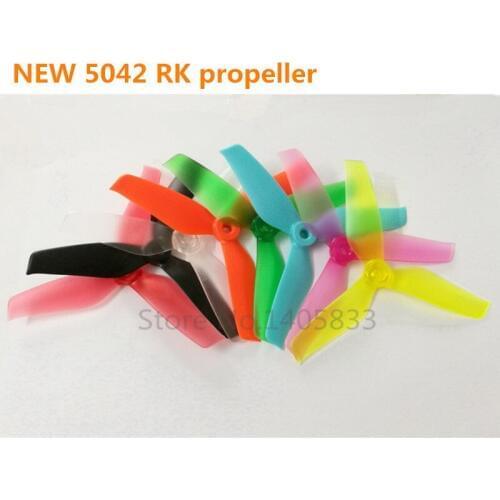 New 24pcs /12Pairs 5042 RK 3-blade glaze Props Propellers Better than 5051 Props For FPV Mini QAV250 ZMR 250 270 280 Quadcopter
